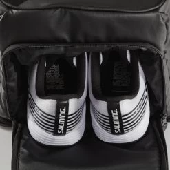 Salming Multi Sport Backpack Racquet Bag (Black) -Tennis Equipment Store 1159873 0101 shoe compartment