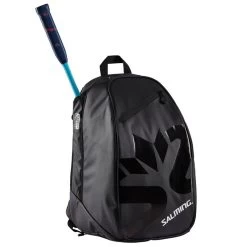 Salming Multi Sport Backpack Racquet Bag (Black) -Tennis Equipment Store 1159873 0101 with racquet