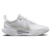 Nike Court Zoom Pro Women's Tennis Shoe (White/Silver)