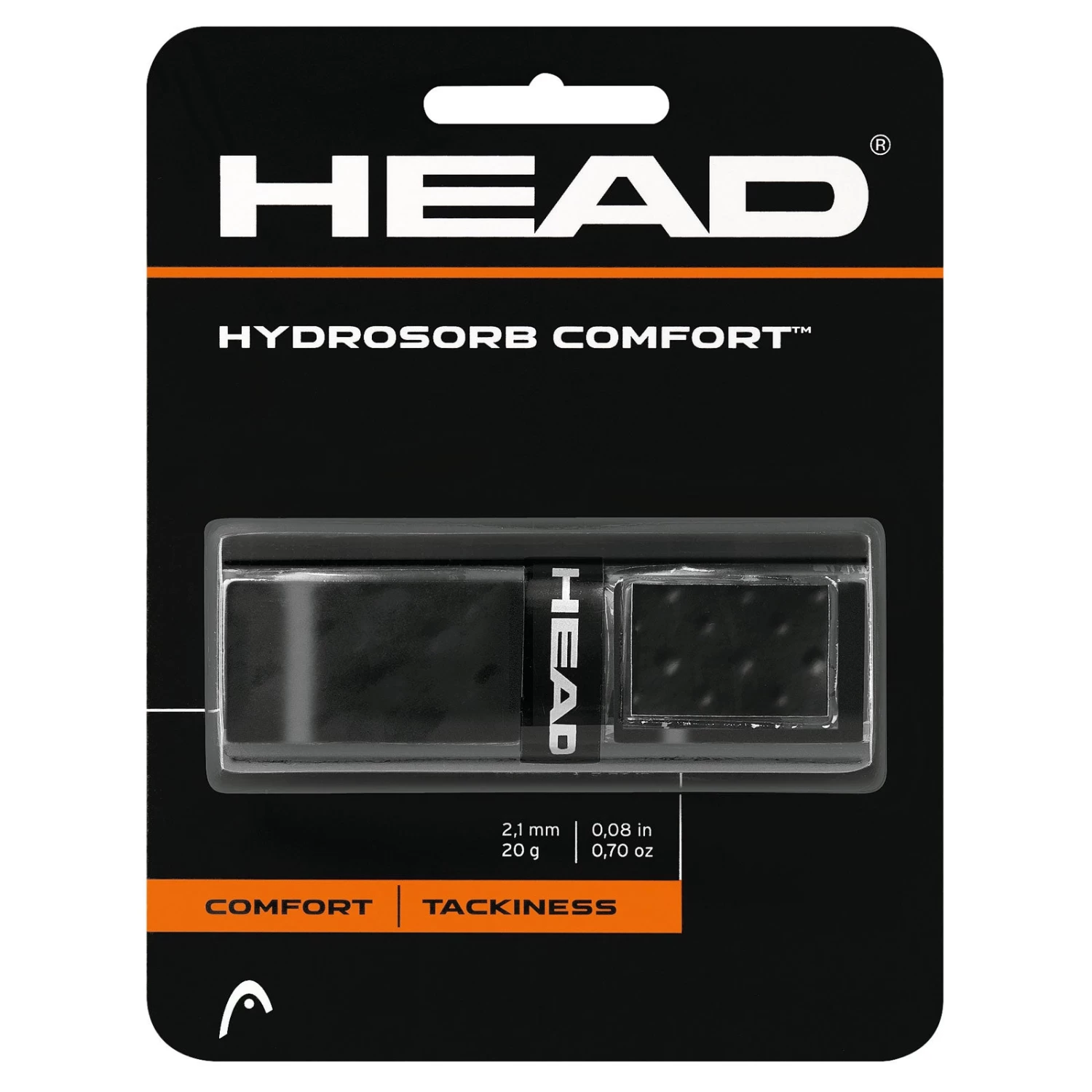 Head Hydrosorb Comfort Replacement Grip (Black) 1 Head Hydrosorb Comfort Replacement Grip (Black)