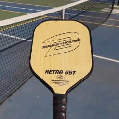 Brick House Retro 65T (Natural Ash) -Tennis Equipment Store 65t at net 2