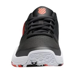 K-Swiss Court Express OMNI Junior Tennis Shoe (Black/White/Orange) -Tennis Equipment Store 86609 060.02