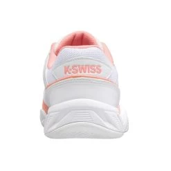 K-Swiss Bigshot Light 4 Women's Tennis Shoe (White/Peach) -Tennis Equipment Store 96989 683.03