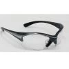 Black Knight Stiletto Eyeguard Small (Black/Silver)