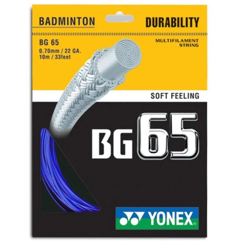 Yonex BG 65 Badminton String (Royal Blue) 1 Yonex BG 65 Badminton String (Royal Blue)