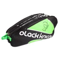 Black Knight Triple Racquet Bag (Black/Green) 5 Black Knight Triple Racquet Bag (Black/Green) -Tennis Equipment Store Black Knight BG 637 1