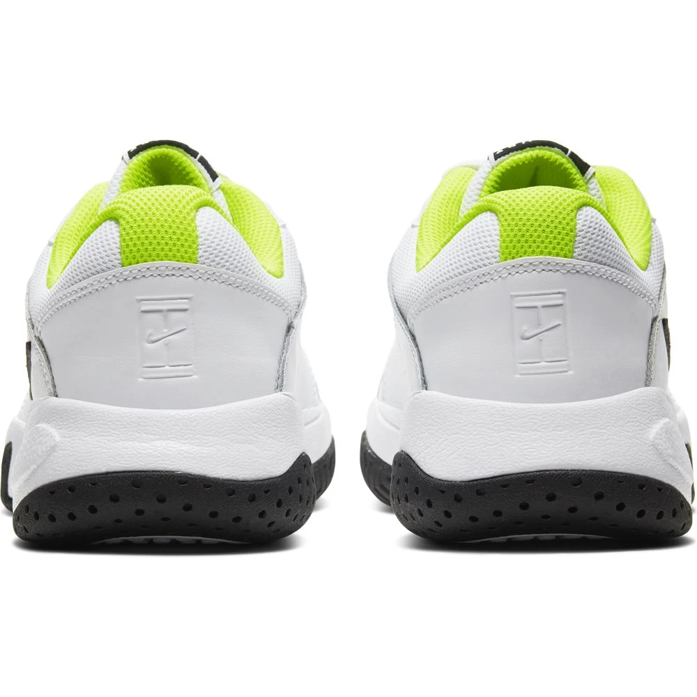 Nike Court Lite 2 Junior Tennis Shoe (White/Black/Green) 3 Nike Court Lite 2 Junior Tennis Shoe (White/Black/Green) - Image 3