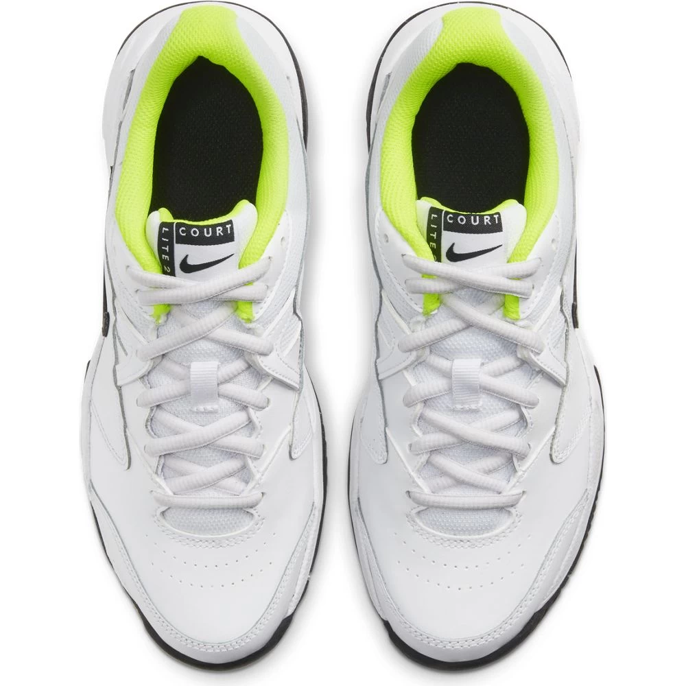 Nike Court Lite 2 Junior Tennis Shoe (White/Black/Green) 5 Nike Court Lite 2 Junior Tennis Shoe (White/Black/Green) - Image 5