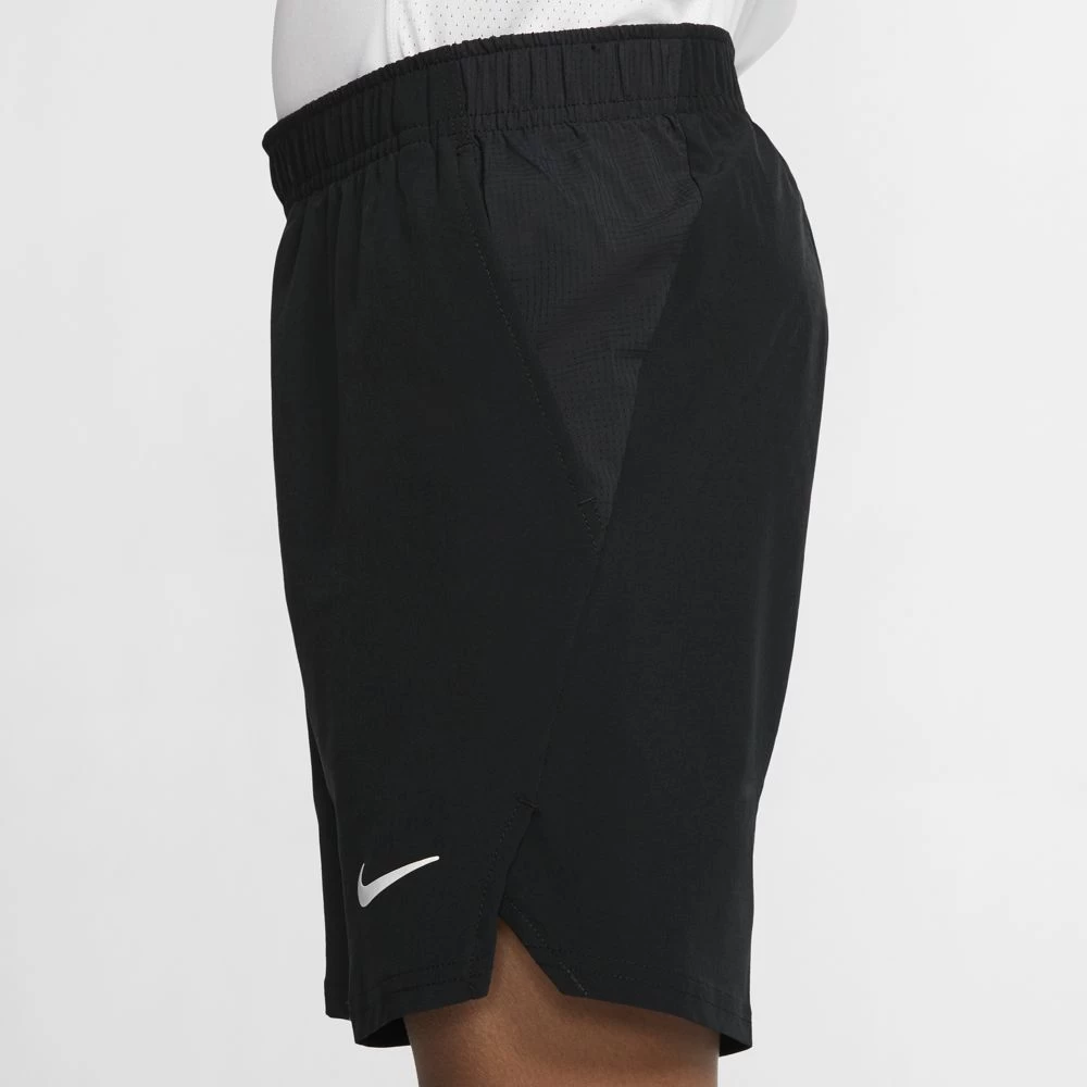 Nike Boy's Court Flex Ace Shorts (Black/White) 4 Nike Boy's Court Flex Ace Shorts (Black/White) - Image 4
