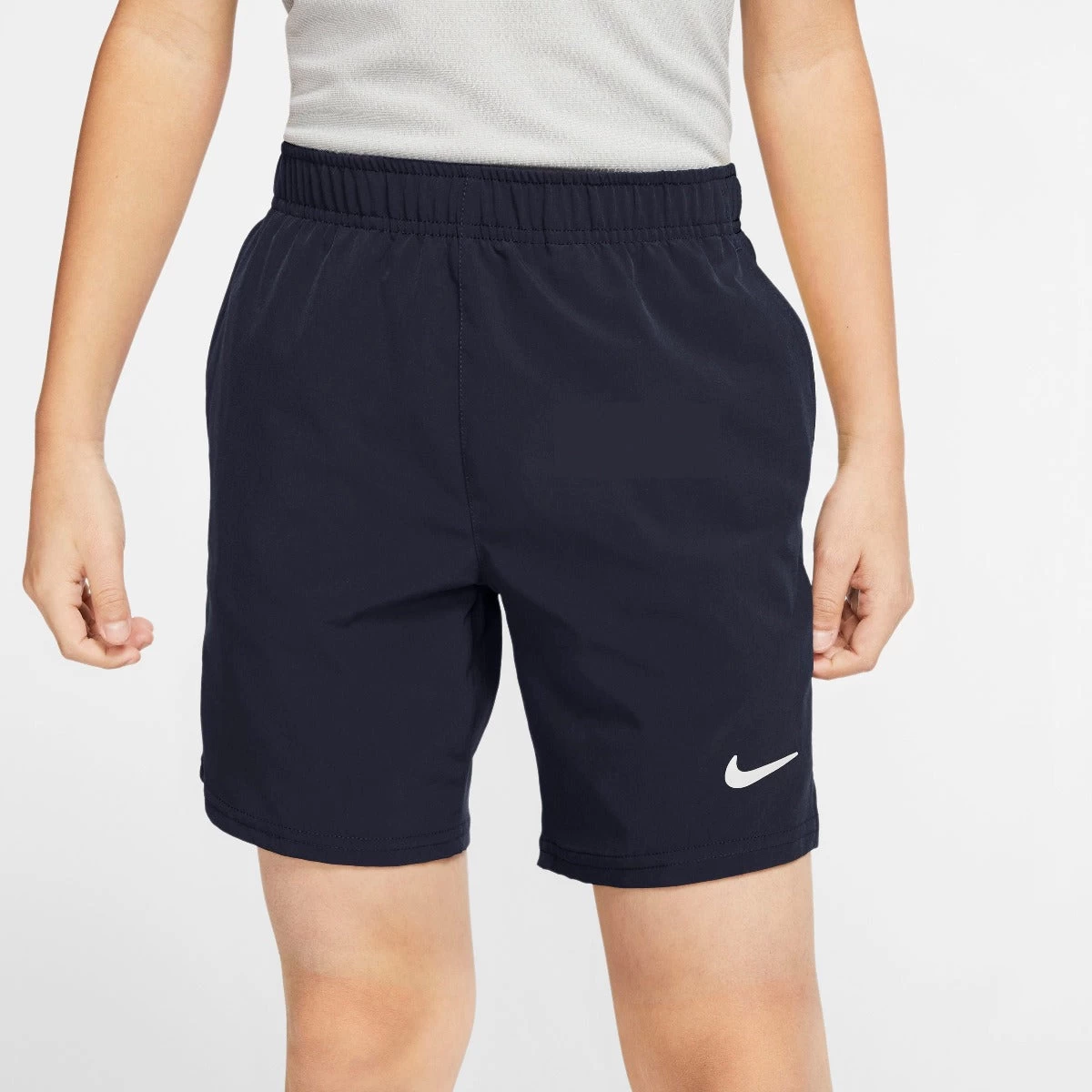 Nike Boy's Court Flex Ace Shorts (Obsidian/White) 1 Nike Boy's Court Flex Ace Shorts (Obsidian/White)