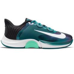 Nike Air Zoom GP Turbo Men's Tennis Shoe (Dark Green/White/Black)