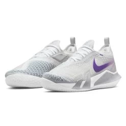 Nike React Vapor NXT Women's Tennis Shoe (Light Grey/Purple/Fuchsia) -Tennis Equipment Store CV0742 024 PHCFH001 3144
