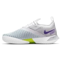 Nike React Vapor NXT Women's Tennis Shoe (Light Grey/Purple/Fuchsia) -Tennis Equipment Store CV0742 024 PHSLH001 3144