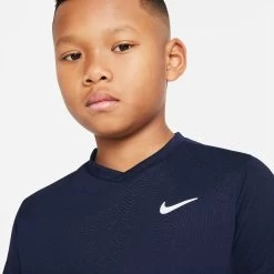 Nike Boys' Dri-FIT Victory Top (Obsidian/White) -Tennis Equipment Store CV7565 451 PHSYM001 3144
