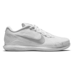 Nike Air Zoom Vapor Pro Women's Tennis Shoe (White/Metallic Silver)