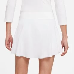 Nike Women's Dri-FIT Club Tennis Skirt (White/Black) -Tennis Equipment Store DB5935 100 PHSYM001 3144