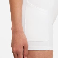 Nike Women's Dri-FIT Club Tennis Skirt (White/Black) -Tennis Equipment Store DB5935 100 PHSYM003 3144