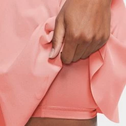 Nike Women's Dri-FIT Club Tennis Skirt (Bleached Coral) -Tennis Equipment Store DB5935 697 PHSYM002 3144