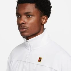 Nike Men's Core Heritage Tennis Jacket (White) -Tennis Equipment Store DC0620 100 PHSYM001 3144
