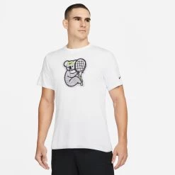 Nike Men's Dri-FIT Koala Tennis Top (White)