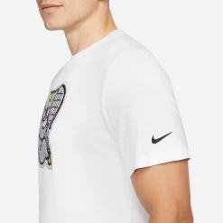 Nike Men's Dri-FIT Koala Tennis Top (White) -Tennis Equipment Store DD8388 100 PHSYM002 3144