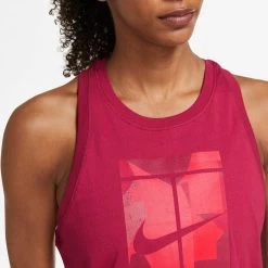 Nike Women's Spring Court Tennis Tank (Pomegranate) 5 Nike Women's Spring Court Tennis Tank (Pomegranate) -Tennis Equipment Store DD8723 690 PHSYM001 3144