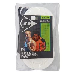 Dunlop Gecko-Tac Overgrip 30 Pack (White)