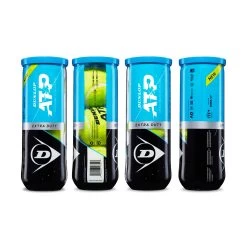 Dunlop ATP Extra Duty Tennis Balls -Tennis Equipment Store DT19 601345 ATPEXTRADUTY 3PET 04