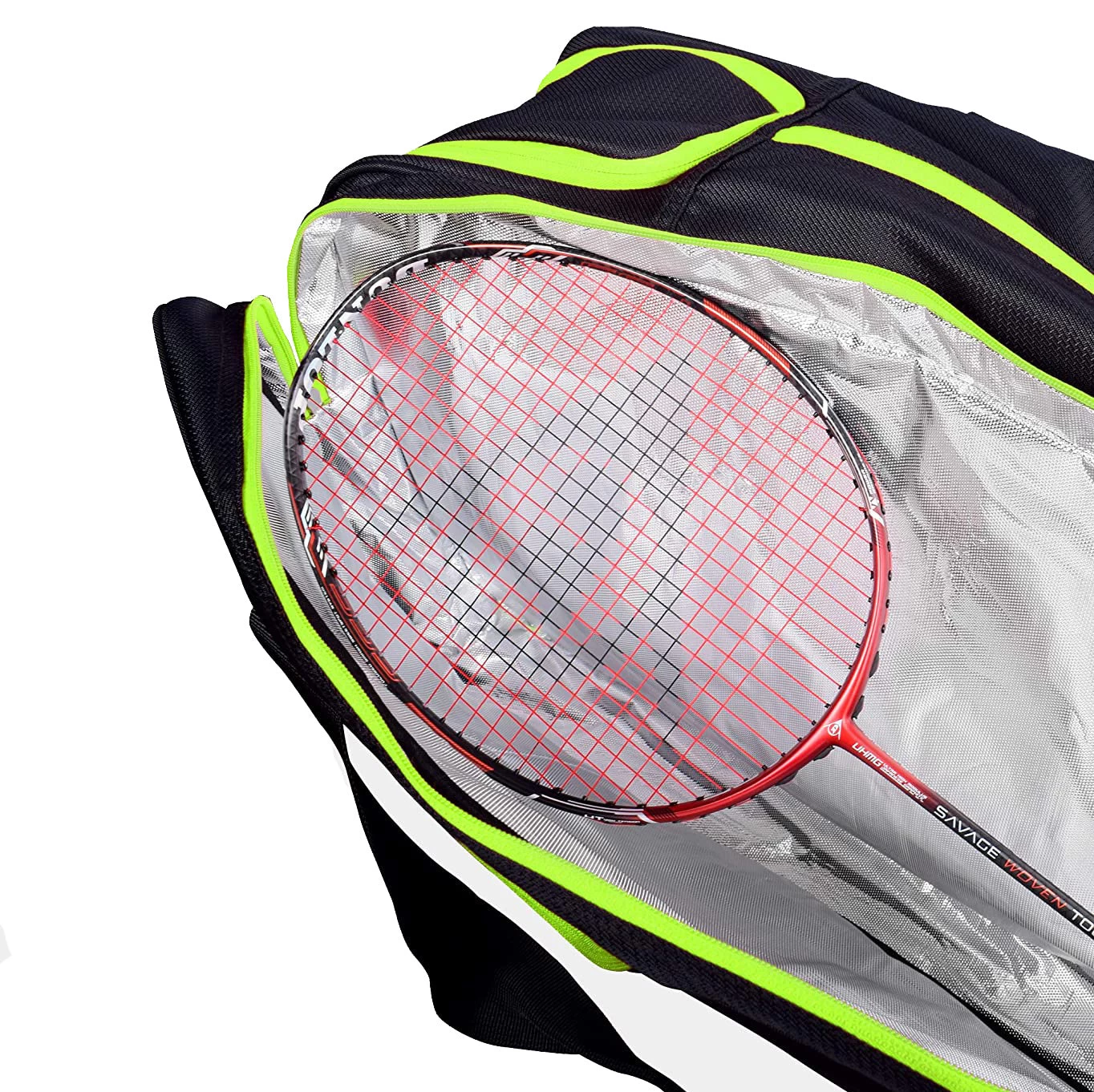 Dunlop Elite Tournament Thermo Bag (Black/Yellow) 2 Dunlop Elite Tournament Thermo Bag (Black/Yellow) - Image 2