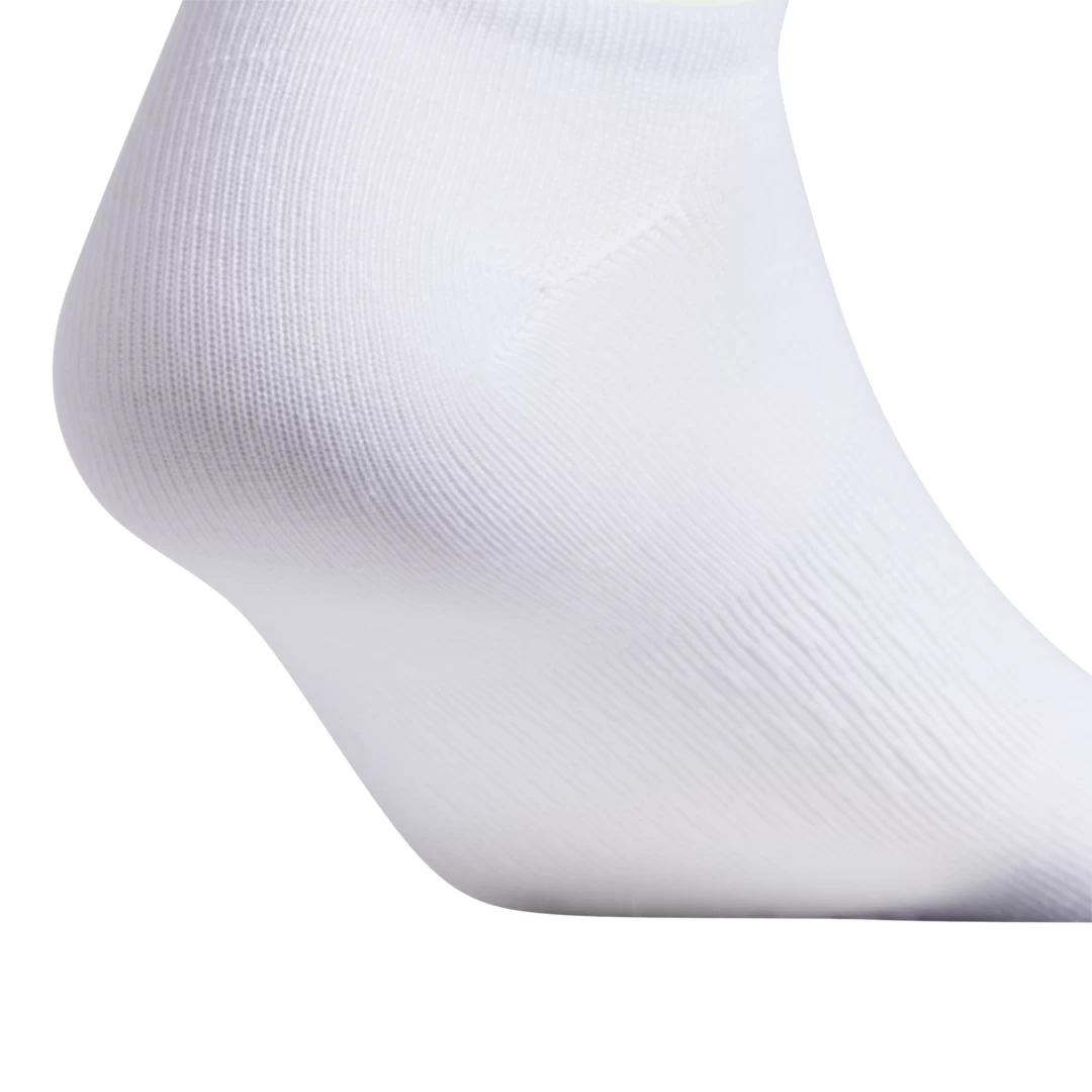 Adidas Men's Superlite No-Show Socks (White) 4 Adidas Men's Superlite No-Show Socks (White) - Image 4