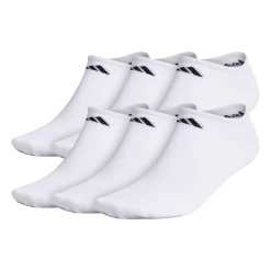 Adidas Men's Superlite No-Show Socks (White)
