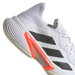 Adidas Barricade Tokyo Men's Tennis Shoe (White/Black/Solar Red) -Tennis Equipment Store FZ3935 FTW photo detail 2 white