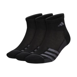 Adidas Men's Superlite Quarter Crew Socks (Black)