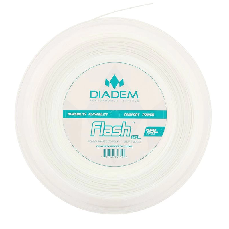 Diadem Flash 16L/1.25 Tennis String Reel (White) 1 Diadem Flash 16L/1.25 Tennis String Reel (White)