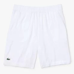 Lacoste Men's Ultra Light Short (White/Navy Blue)