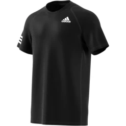Adidas Men's 3 Stripes Club Top (Black) -Tennis Equipment Store GL5403 APP virtual standard white