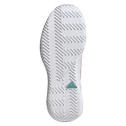 Adidas Defiant Speed Women's Tennis Shoe (Pink/White) -Tennis Equipment Store GV9529 4 FOOTWEAR Photography BottomView transparent