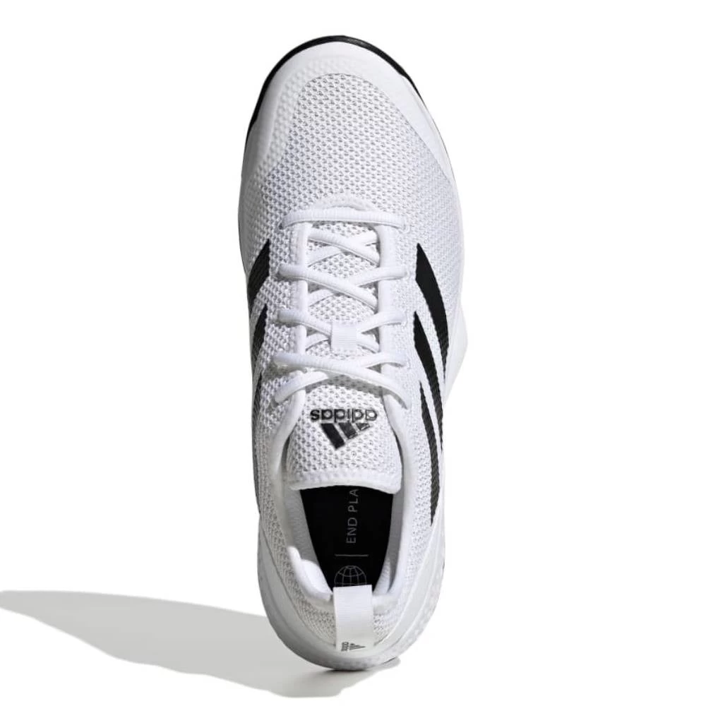 Adidas CourtFlash Men's Tennis Shoe (White/Black) 5 Adidas CourtFlash Men's Tennis Shoe (White/Black) - Image 5