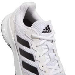 Adidas GameCourt 2 Men's Tennis Shoe (White/Black) -Tennis Equipment Store GW2991 8 FOOTWEAR Photography DetailView1 white