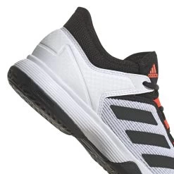 Adidas Ubersonic 4 Junior Tennis Shoe (White/Black/Red) -Tennis Equipment Store GW2997 8 FOOTWEAR Photography DetailView1 white