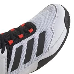 Adidas Ubersonic 4 Junior Tennis Shoe (White/Black/Red) -Tennis Equipment Store GW2997 9 FOOTWEAR Photography DetailView2 white