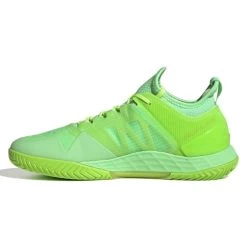 Adidas Adizero Ubersonic 4 Men's Tennis Shoe (Beam Green/Signal Green) -Tennis Equipment Store GW6793 5 FOOTWEAR Photography SideMedialCenterView white