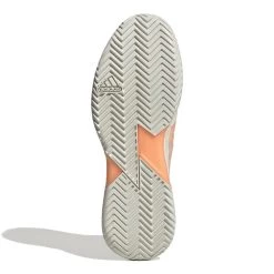 Adidas Adizero Ubersonic 4 Parley Men's Tennis Shoes (White/Beam Orange) -Tennis Equipment Store GX9623 4 FOOTWEAR Photography BottomView white