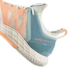 Adidas Adizero Ubersonic 4 Parley Men's Tennis Shoes (White/Beam Orange) -Tennis Equipment Store GX9623 9 FOOTWEAR Photography DetailView2 white