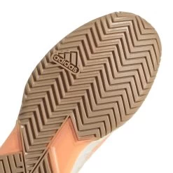 Adidas Adizero Ubersonic 4 Parley Women's Tennis Shoes (White/Beam Orange) -Tennis Equipment Store GX9624 8 FOOTWEAR Photography DetailView1 white