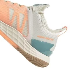 Adidas Adizero Ubersonic 4 Parley Women's Tennis Shoes (White/Beam Orange) -Tennis Equipment Store GX9624 9 FOOTWEAR Photography DetailView2 white