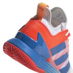 Adidas Adizero Ubersonic 4 Men's Tennis Shoe (White/Blue/Red) -Tennis Equipment Store GY3317 9 FOOTWEAR Photography DetailView2 white