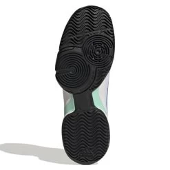 Adidas Barricade Junior Tennis Shoe (White/Blue) 9 Adidas Barricade Junior Tennis Shoe (White/Blue) -Tennis Equipment Store GY4017 3 FOOTWEAR Photography BottomView white