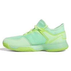 Adidas Ubersonic 4 Junior Tennis Shoe (Beam Green/Signal Green) 10 Adidas Ubersonic 4 Junior Tennis Shoe (Beam Green/Signal Green) -Tennis Equipment Store GY4019 5 FOOTWEAR Photography SideMedialCenterView white