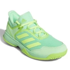 Adidas Ubersonic 4 Junior Tennis Shoe (Beam Green/Signal Green) 12 Adidas Ubersonic 4 Junior Tennis Shoe (Beam Green/Signal Green) -Tennis Equipment Store GY4019 6 FOOTWEAR Photography FrontLateralTopView white